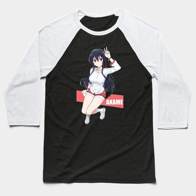 Akame - Akame Ga Kill Baseball T-Shirt by RhysDawson